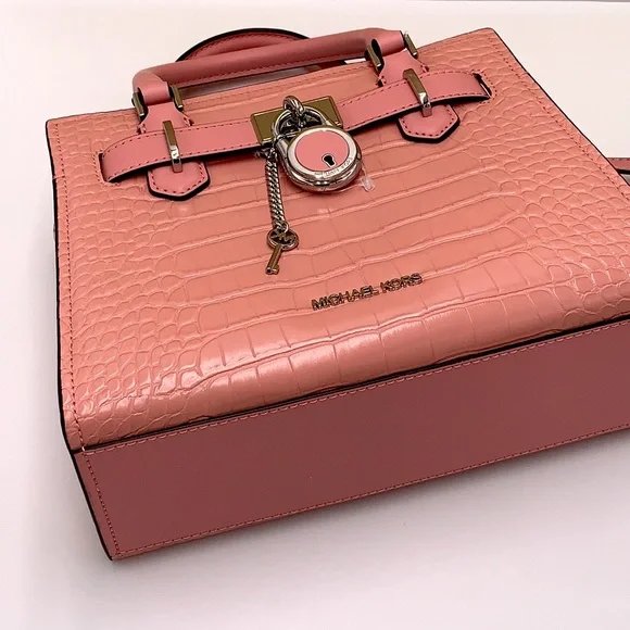 MICHAEL KORS
Hamilton Small Crocodile Embossed Faux
Satchel
Color:PRIMROSE - Picture 14 of 15